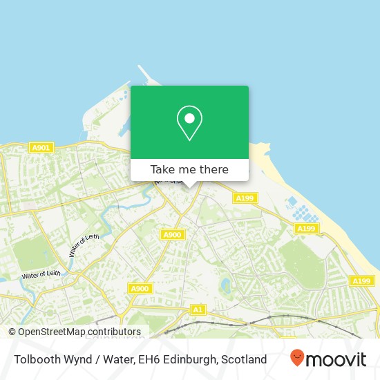 Tolbooth Wynd / Water, EH6 Edinburgh map