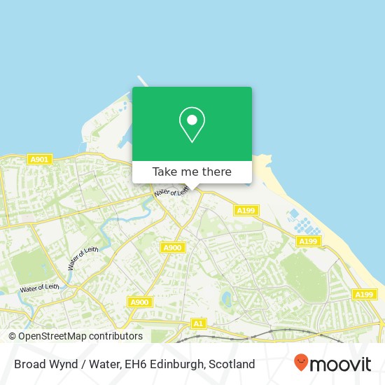 Broad Wynd / Water, EH6 Edinburgh map