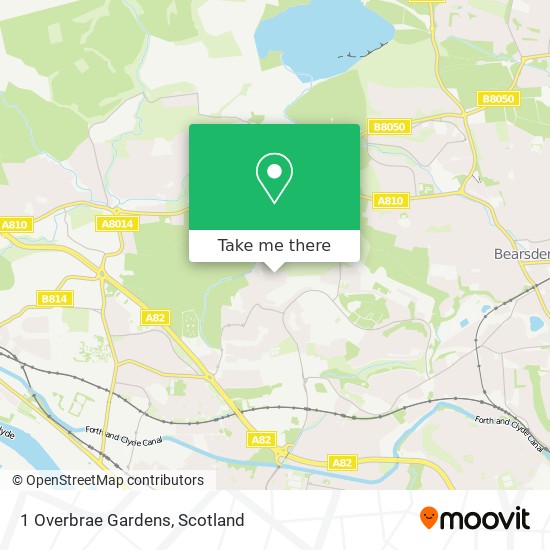 1 Overbrae Gardens map