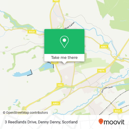 3 Reedlands Drive, Denny Denny map