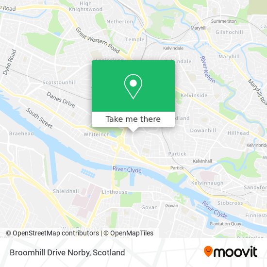 Broomhill Drive Norby map