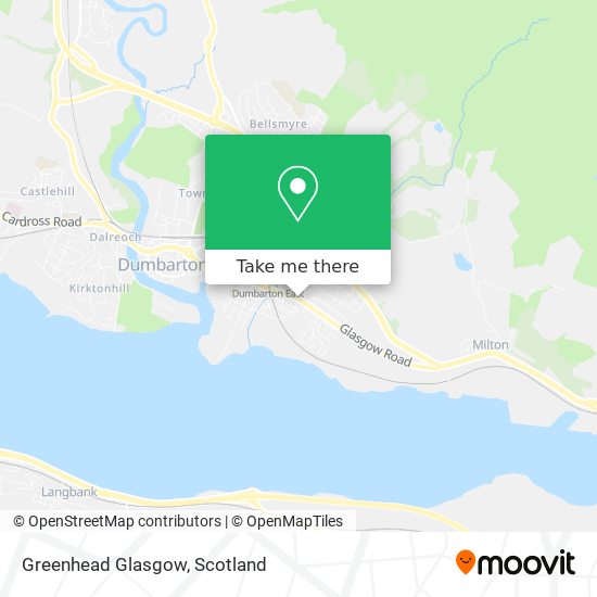 Greenhead Glasgow map