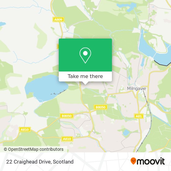22 Craighead Drive map