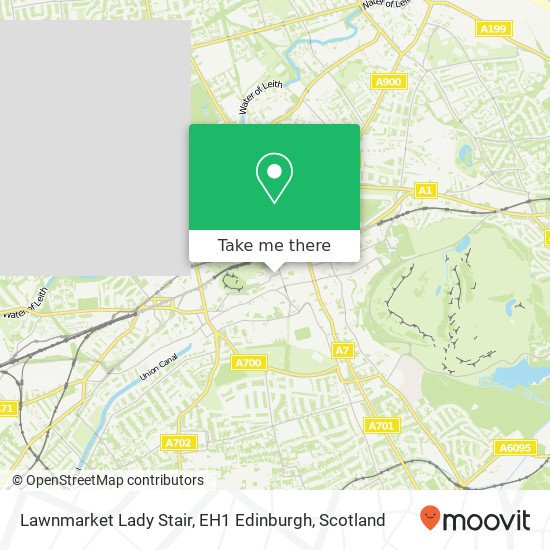 Lawnmarket Lady Stair, EH1 Edinburgh map