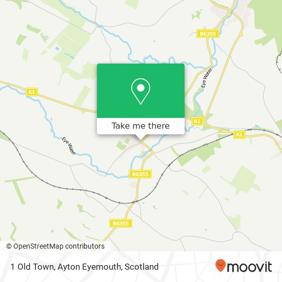 1 Old Town, Ayton Eyemouth map