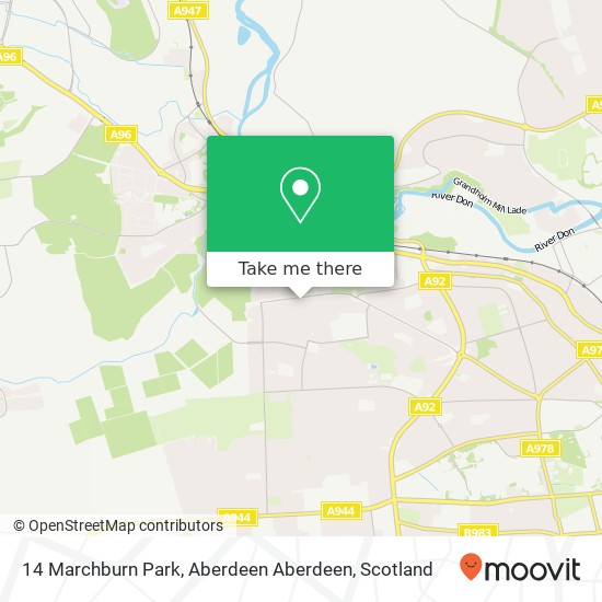 14 Marchburn Park, Aberdeen Aberdeen map