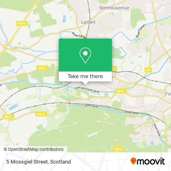 5 Mossgiel Street map