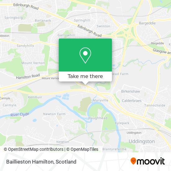 Baillieston Hamilton map