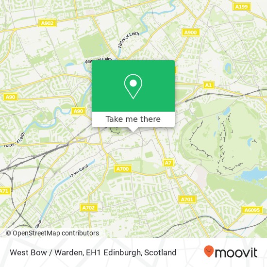 West Bow / Warden, EH1 Edinburgh map