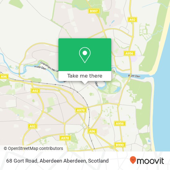 68 Gort Road, Aberdeen Aberdeen map
