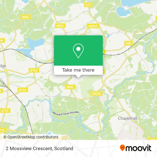 2 Mossview Crescent map