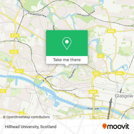 Hillhead University map