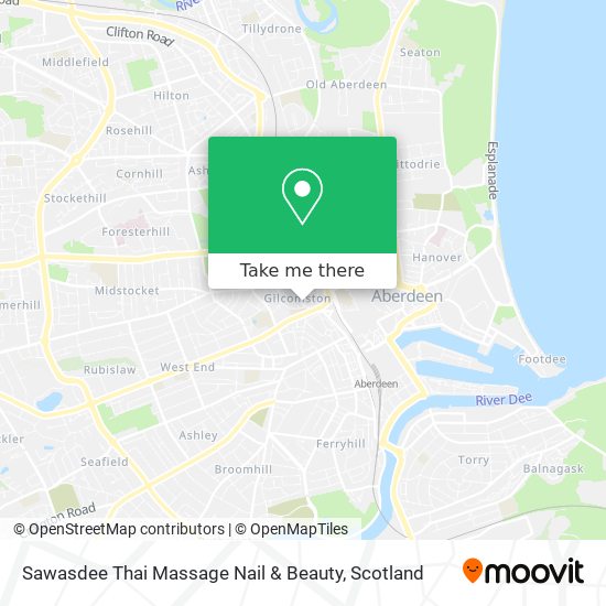 Sawasdee Thai Massage Nail & Beauty map