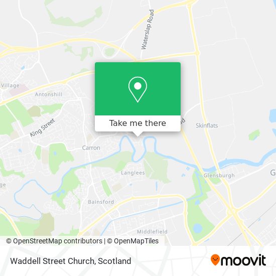 Waddell Street Church map