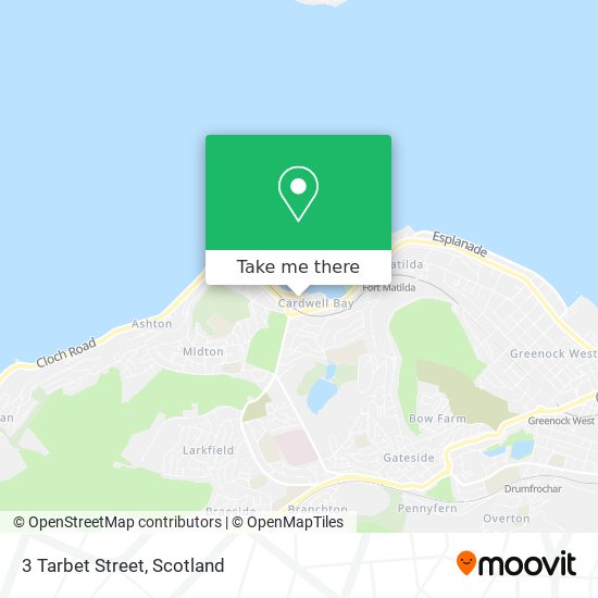 3 Tarbet Street map