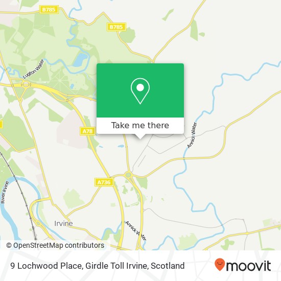 9 Lochwood Place, Girdle Toll Irvine map
