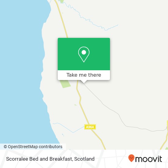Scorralee Bed and Breakfast map