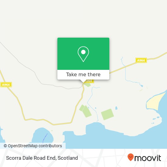 Scorra Dale Road End map