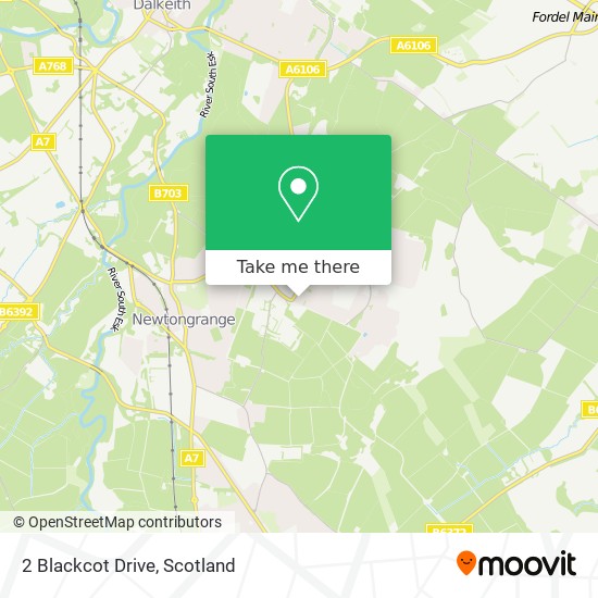 2 Blackcot Drive map