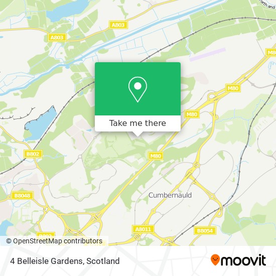 4 Belleisle Gardens map
