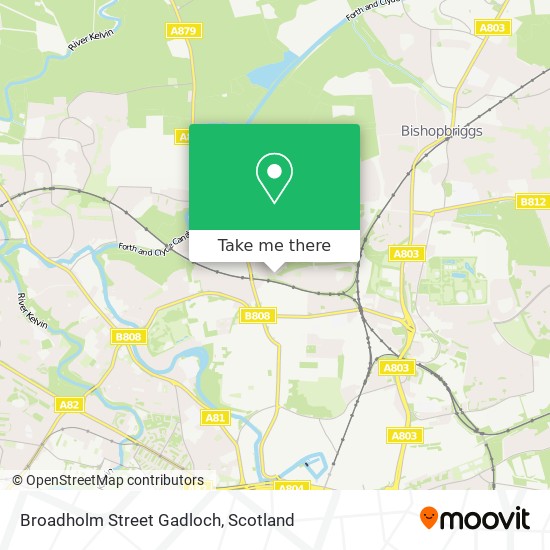 Broadholm Street Gadloch map