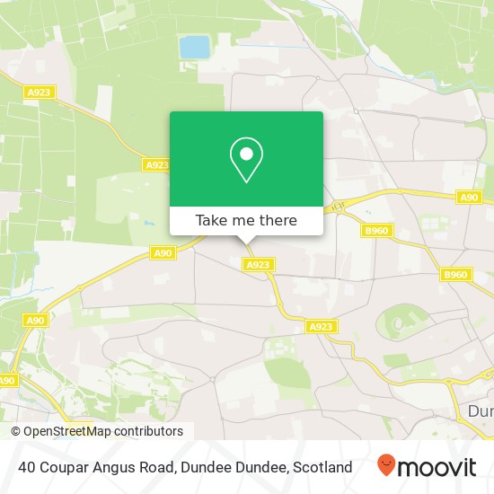 40 Coupar Angus Road, Dundee Dundee map