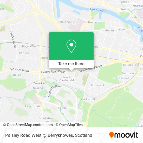 Paisley Road West @ Berryknowes map