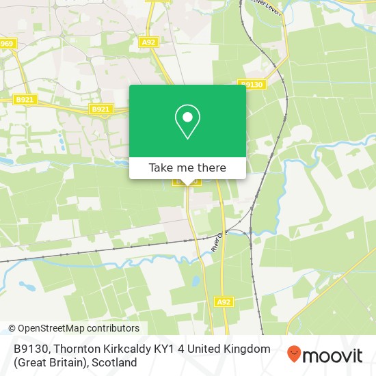 B9130, Thornton Kirkcaldy KY1 4 United Kingdom (Great Britain) map