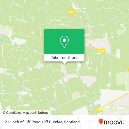 21 Loch of Liff Road, Liff Dundee map