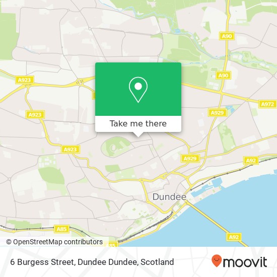 6 Burgess Street, Dundee Dundee map