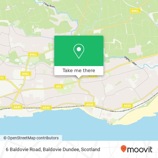 6 Baldovie Road, Baldovie Dundee map