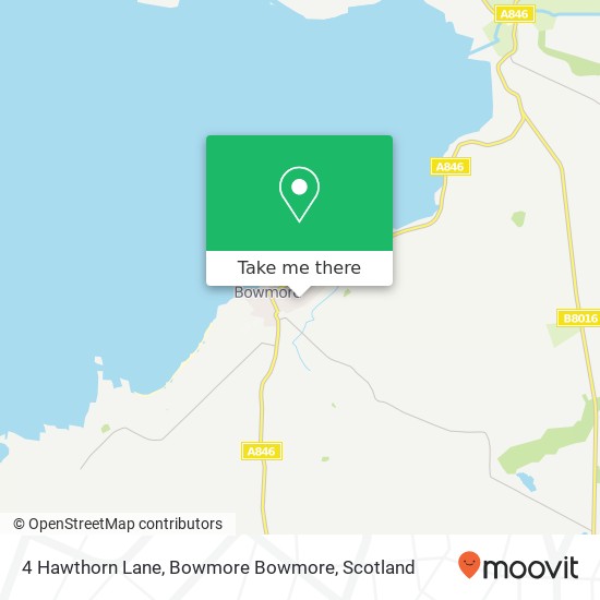 4 Hawthorn Lane, Bowmore Bowmore map