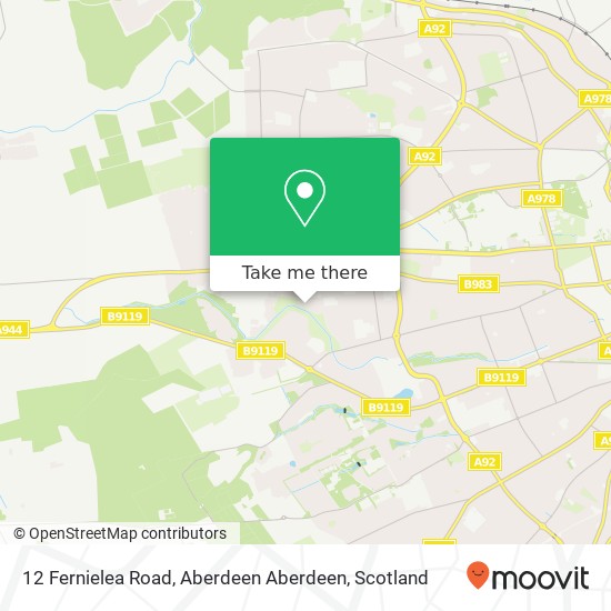 12 Fernielea Road, Aberdeen Aberdeen map