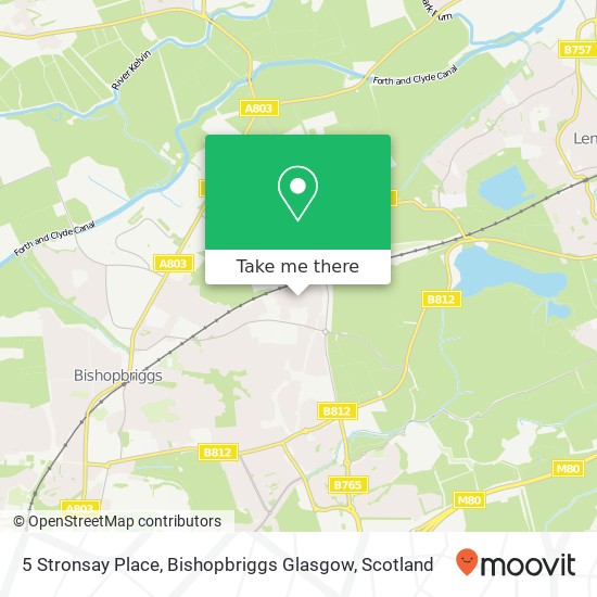 5 Stronsay Place, Bishopbriggs Glasgow map