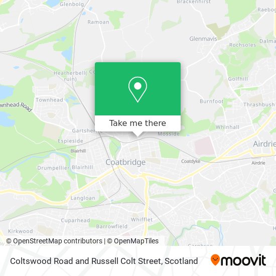 Coltswood Road and Russell Colt Street map