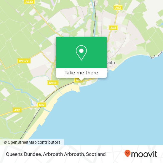 Queens Dundee, Arbroath Arbroath map