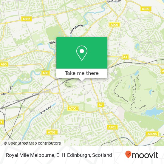 Royal Mile Melbourne, EH1 Edinburgh map