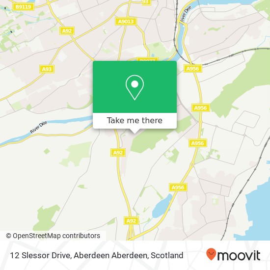 12 Slessor Drive, Aberdeen Aberdeen map