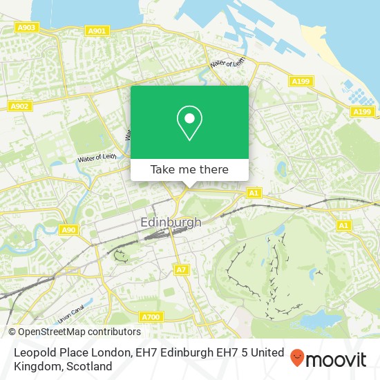 Leopold Place London, EH7 Edinburgh EH7 5 United Kingdom map
