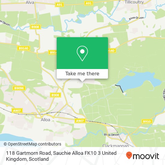 118 Gartmorn Road, Sauchie Alloa FK10 3 United Kingdom map