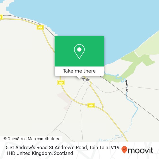 5,St Andrew's Road St Andrew's Road, Tain Tain IV19 1HD United Kingdom map
