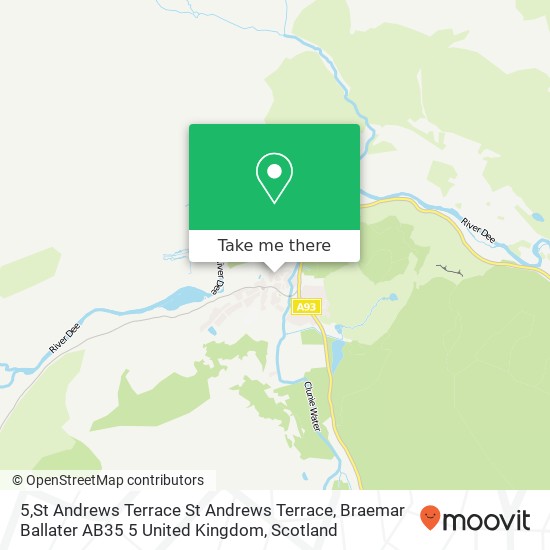 5,St Andrews Terrace St Andrews Terrace, Braemar Ballater AB35 5 United Kingdom map