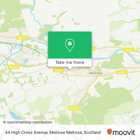 44 High Cross Avenue, Melrose Melrose map