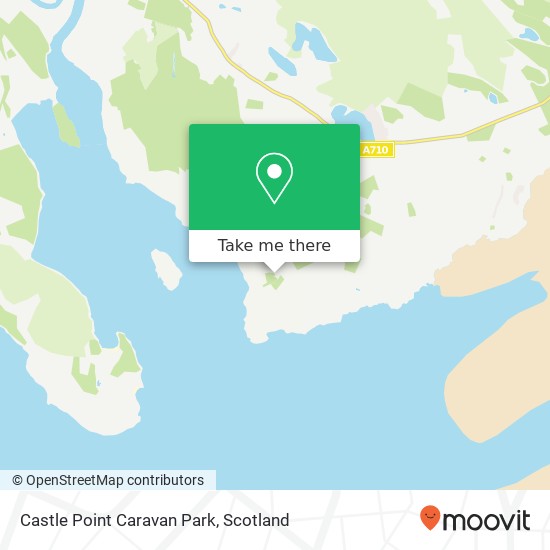 Castle Point Caravan Park map