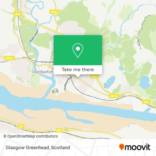 Glasgow Greenhead map