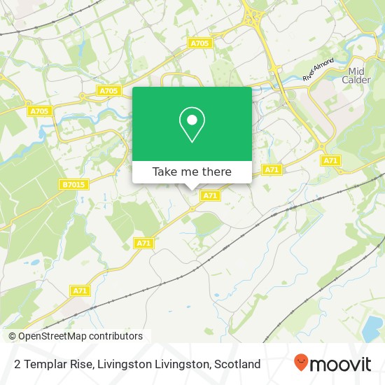 2 Templar Rise, Livingston Livingston map