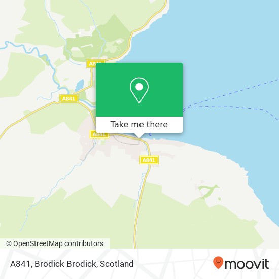 A841, Brodick Brodick map