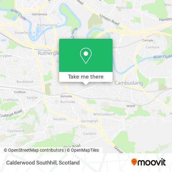 Calderwood Southhill map
