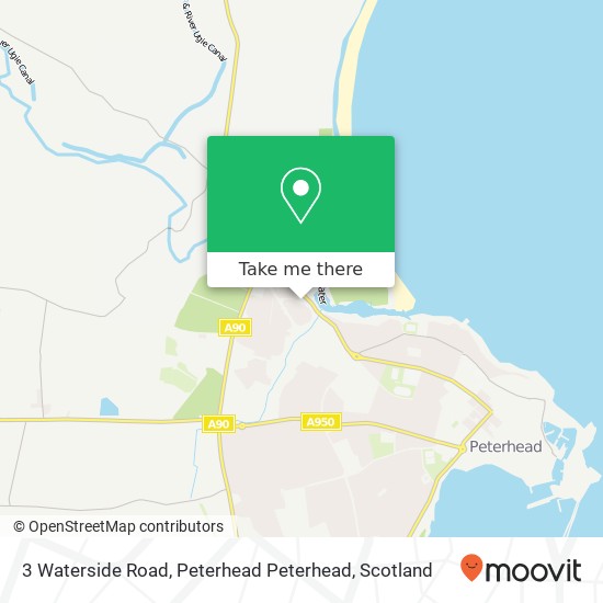 3 Waterside Road, Peterhead Peterhead map