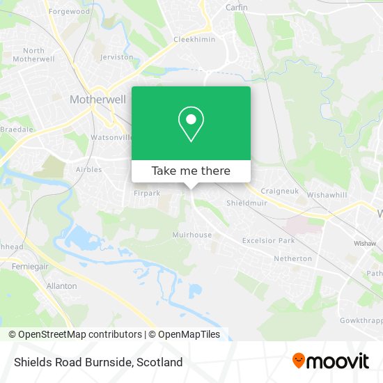 Shields Road Burnside map